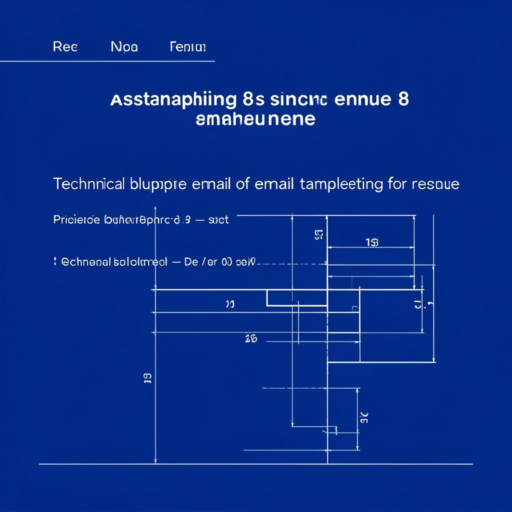 A laptop screen displaying a professional email draft with a resume attachment icon, set against a neutral office background in soft grays and whites.